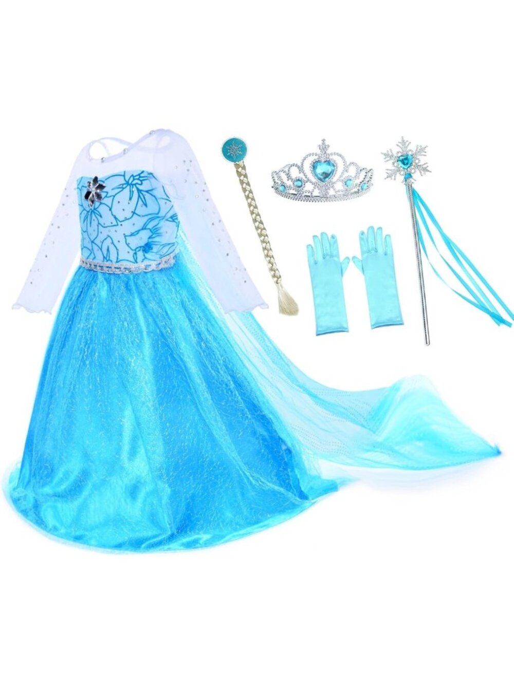 Charming Princess Chili Costume for Girls - Birthday Dress Up with Accessories